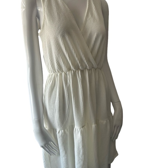 Caution To The Wind White Midi Dress - Picture 6 of 6